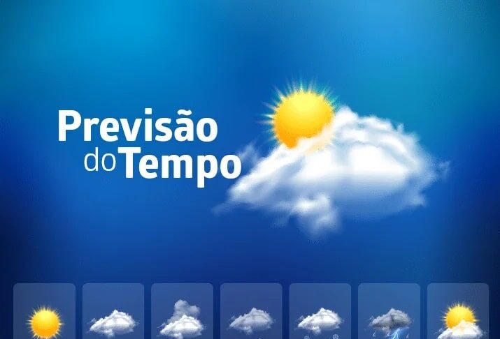 Dia instável terá chuva forte, trovoadas e temperaturas variam entre 21 °C e 27 °C.