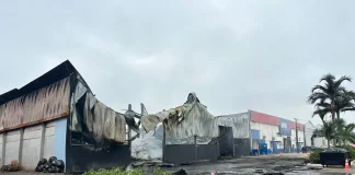 Distribuidora de peças que pegou fogo seria inaugurada nesta segunda-feira em Maringá