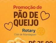 Rotary promove venda de pão de queijo para apoiar projetos sociais em Mandaguari