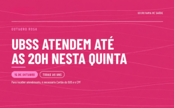 Mandaguari tem atendimento estendido nas UBSs até as 20h nesta quinta-feira (15)