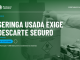Prefeitura de Mandaguari orienta sobre o descarte correto de seringas e agulhas