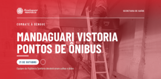 Vigilância Sanitária realiza vistoria em 11 pontos de ônibus para prevenir focos do mosquito da dengue
