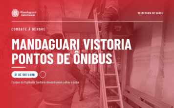 Vigilância Sanitária realiza vistoria em 11 pontos de ônibus para prevenir focos do mosquito da dengue