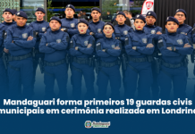 Mandaguari forma primeiros 19 guardas civis municipais em cerimônia realizada em Londrina